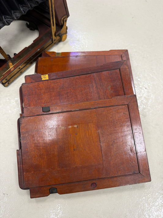 Houghton Tropical Triple Victo PLATE Large format CAMERA with holders