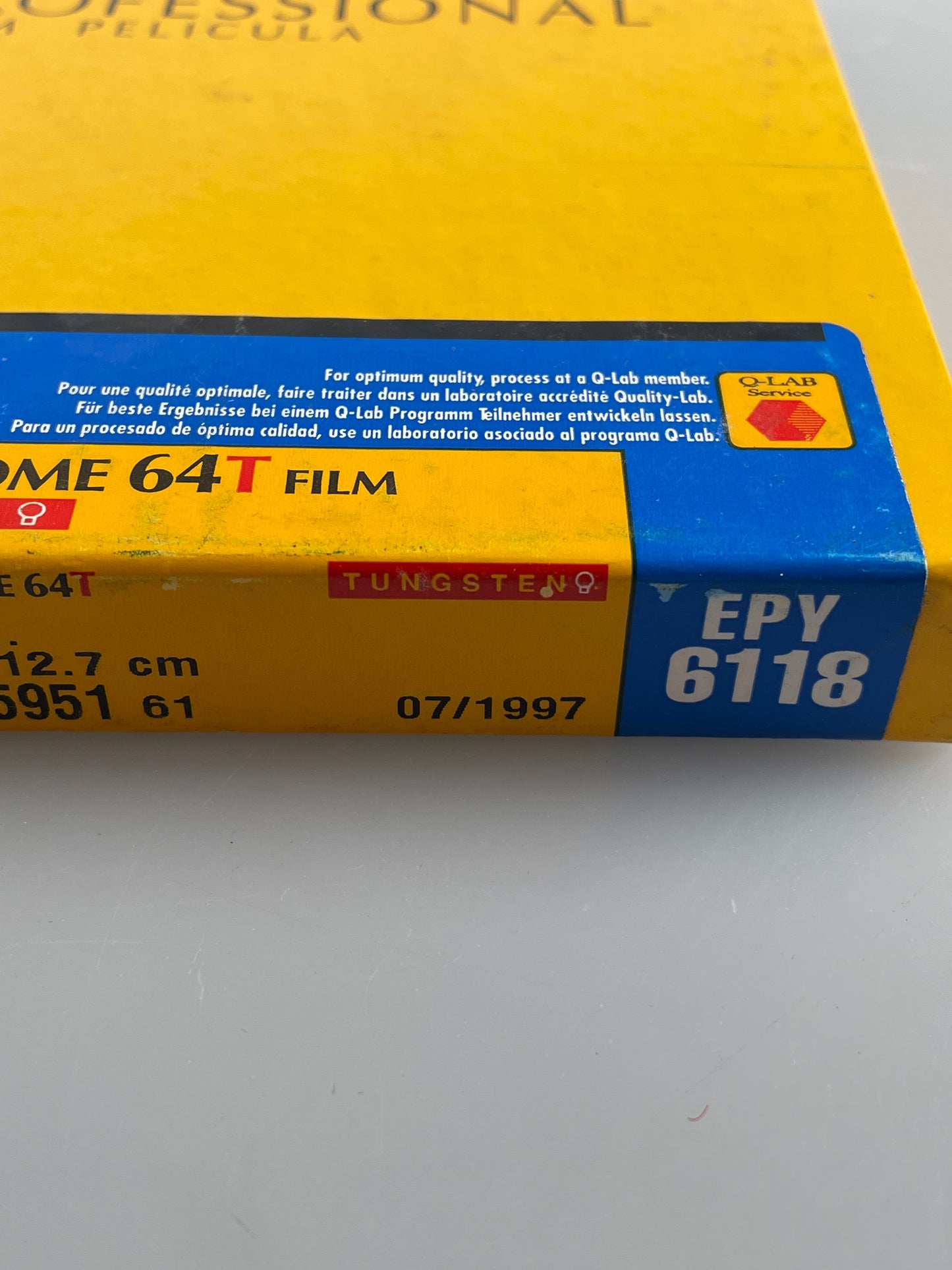 Kodak Ektachrome 64T 6118 4x5'' Large Format Film Box of 10 Expired 1997