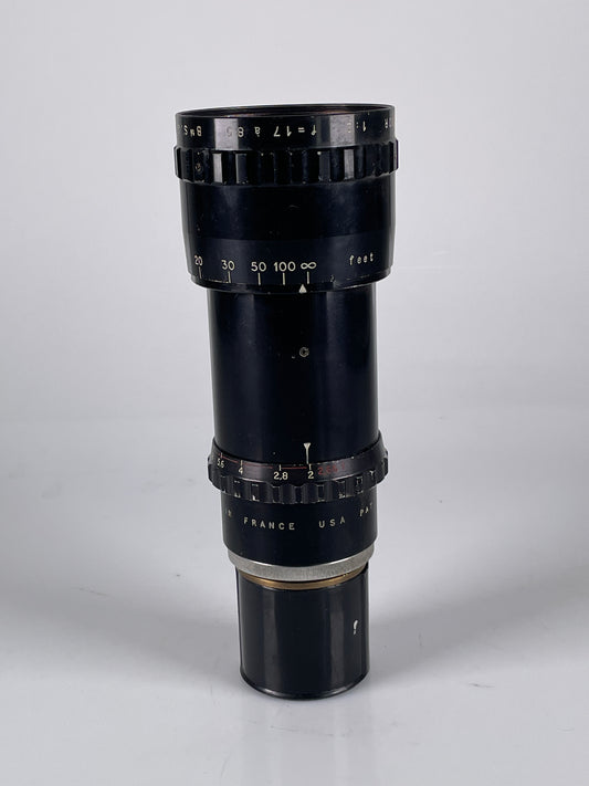 SOM Berthiot Pan-Cinor 17-85mm f2 Film Cine Camera Zoom Lens Paris France arriflex