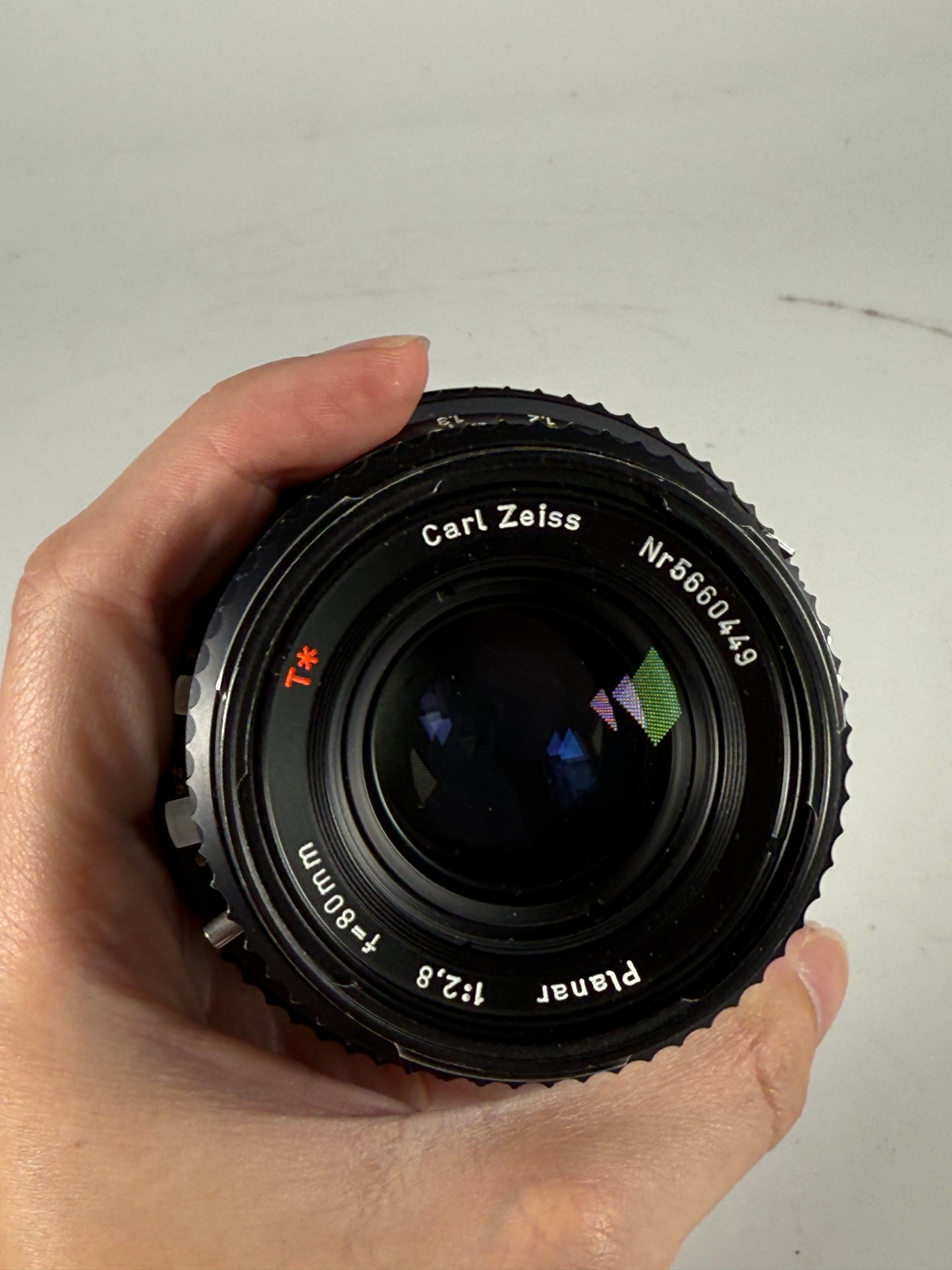 Hasselblad Carl Zeiss T* planar C 80mm F2.8 lens black