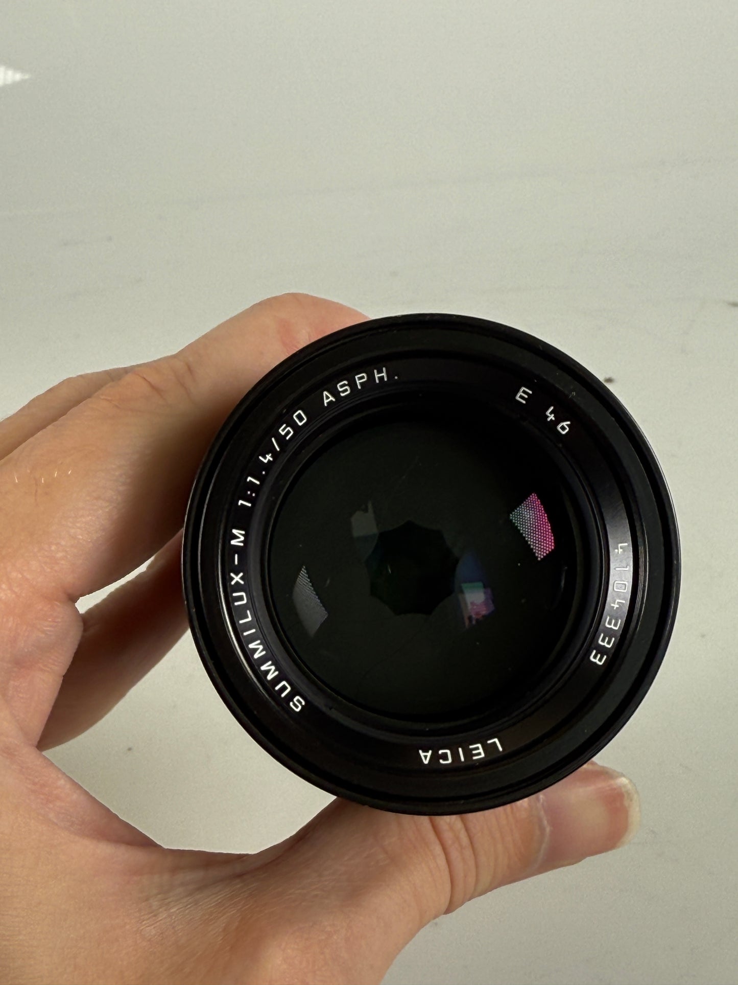 LEICA 50MM SUMMILUX-M F1.4 ASPH 6BIT BLACK LENS 11891