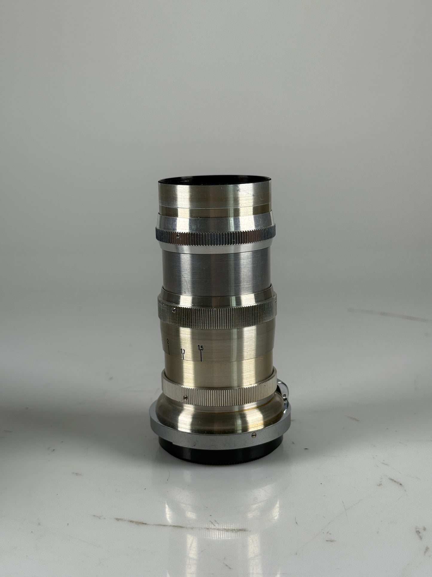 JUPITER 11 Soviet Vintage lens 135mm f4 Contax Mount - Silver Telephoto lens