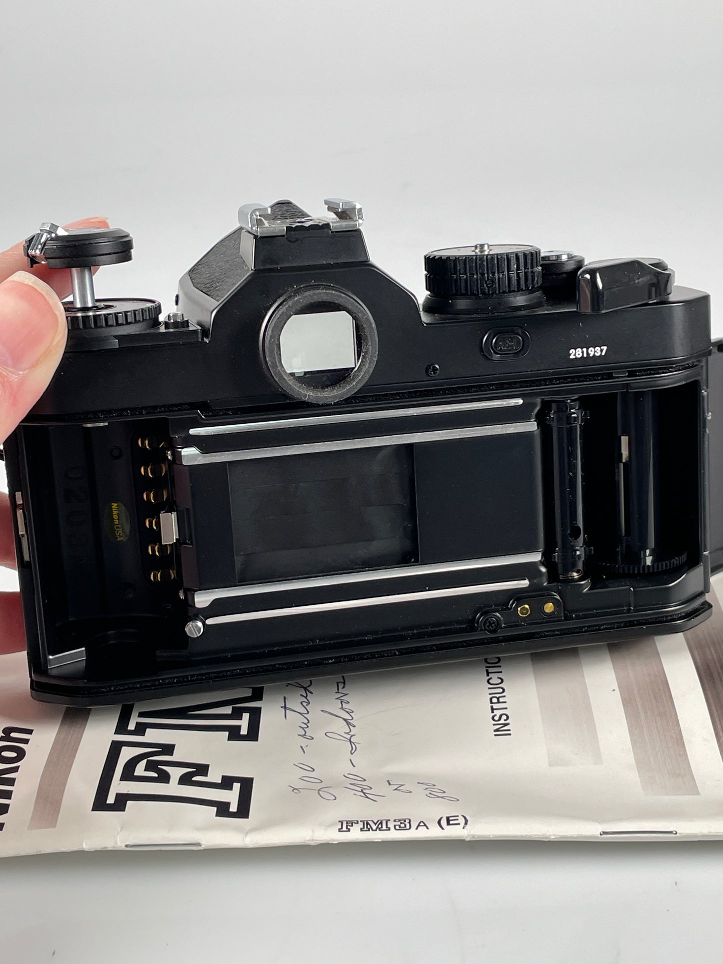 Nikon FM3A SLR Film Camera Body Black