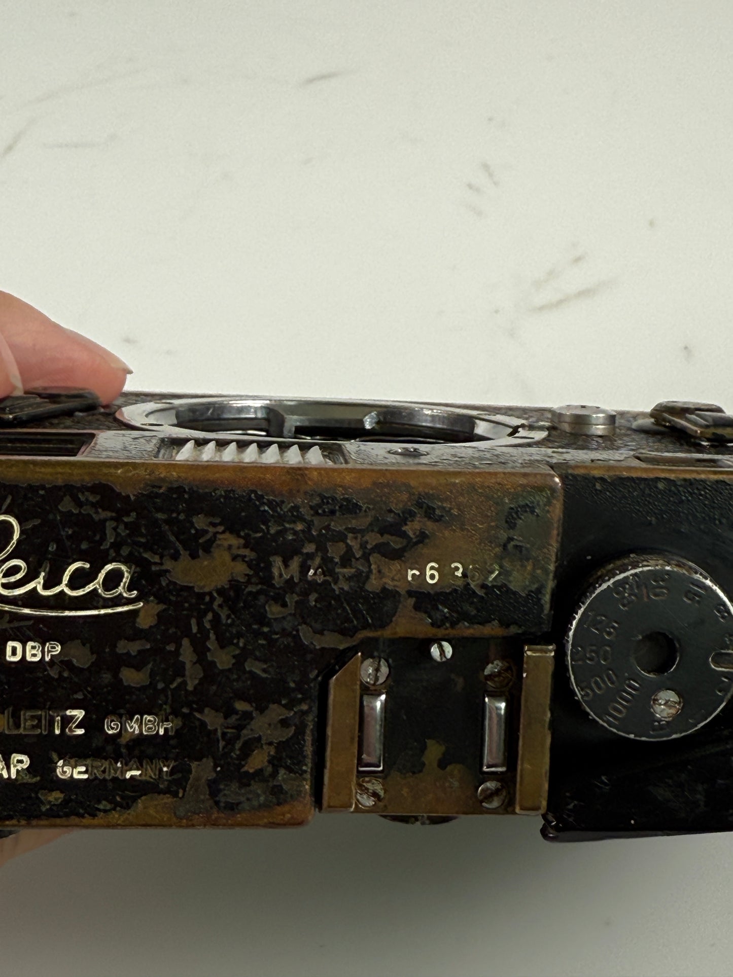 Leica M4 35mm rangefinder film camera original Black Paint