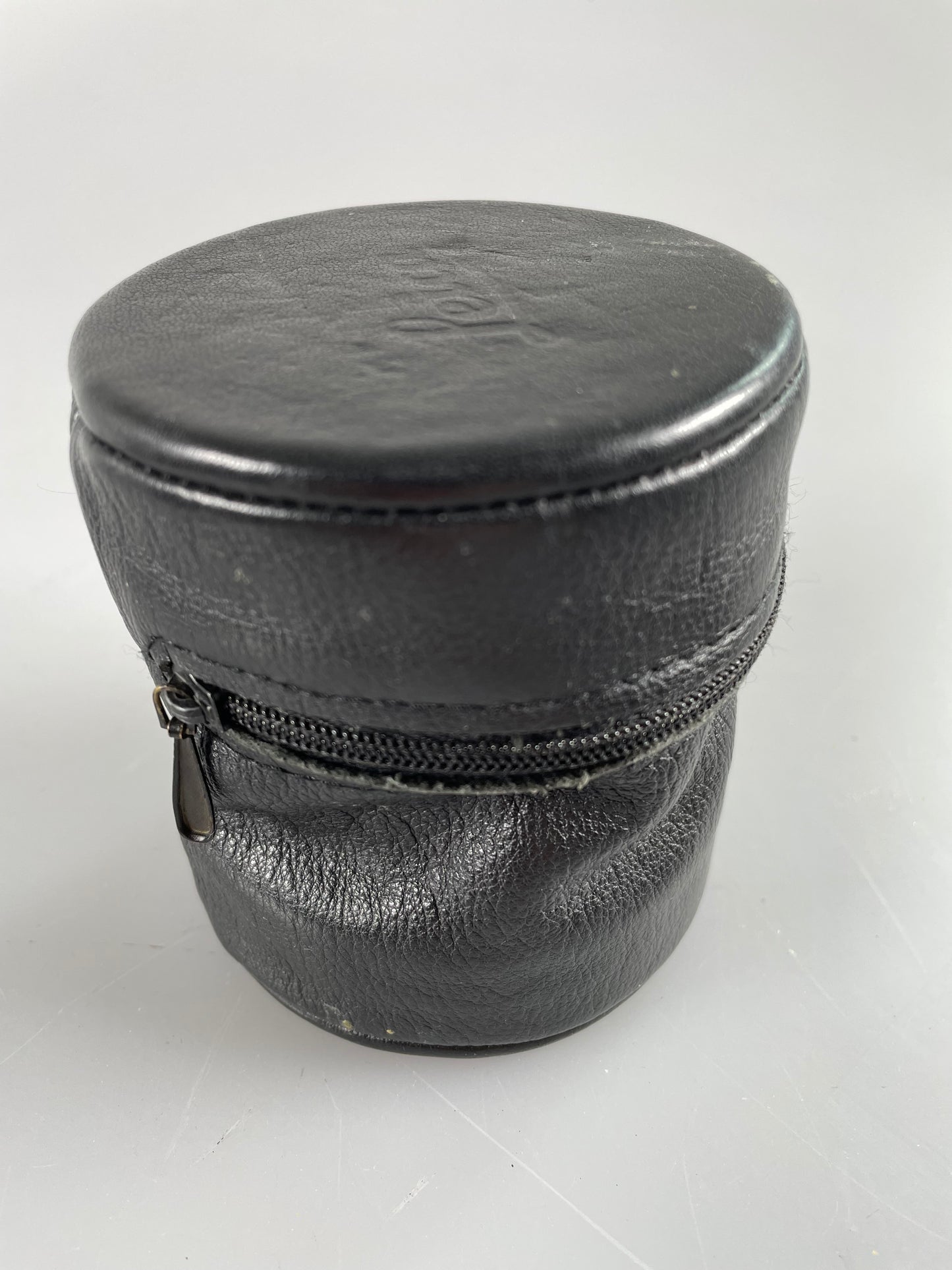 Leica E. Leitz Black Leather Lens Case