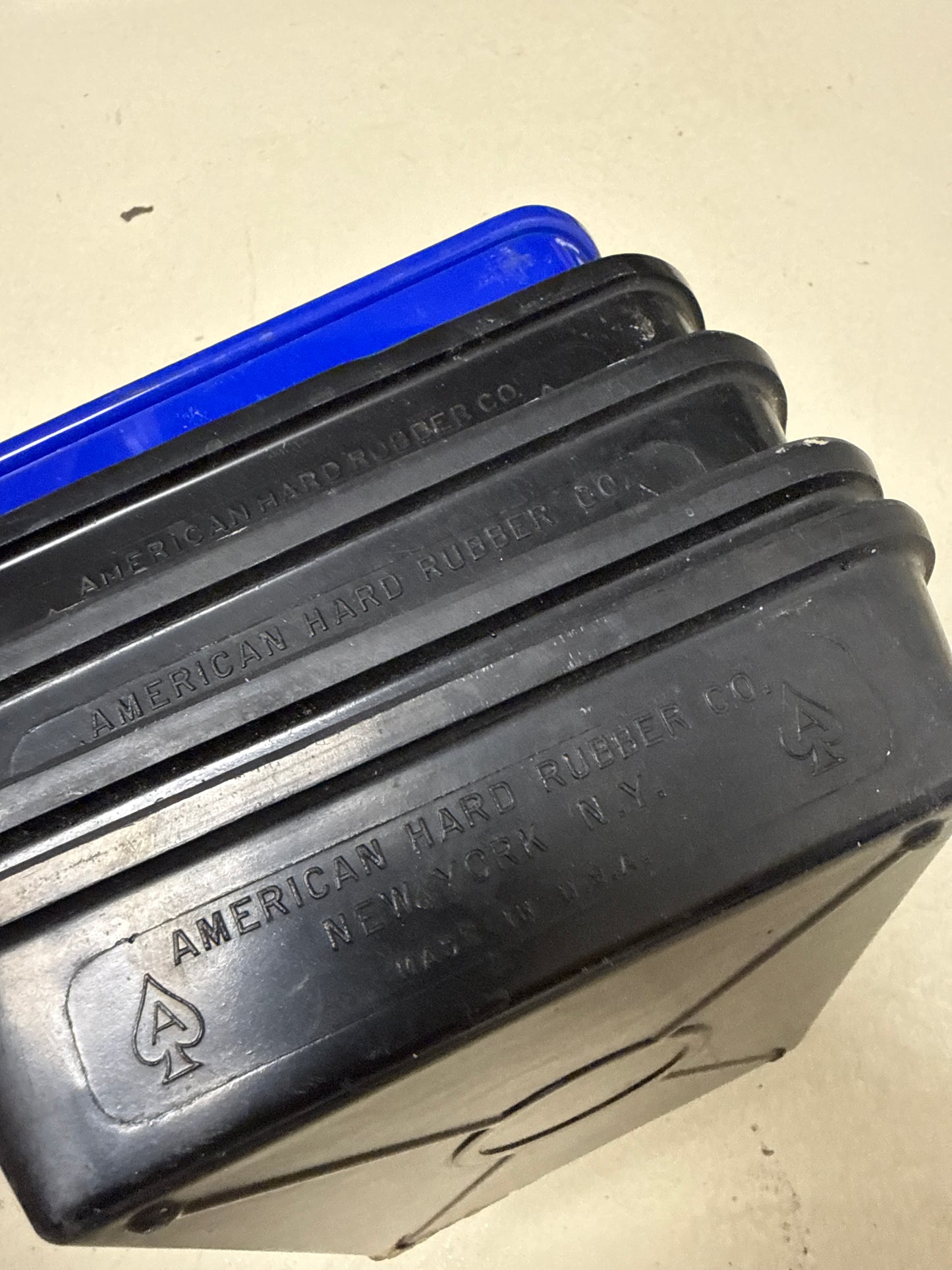 Yankee and Ace Hard rubber Developing darkroom printing Trays Set of 5 for 5x7 Prints