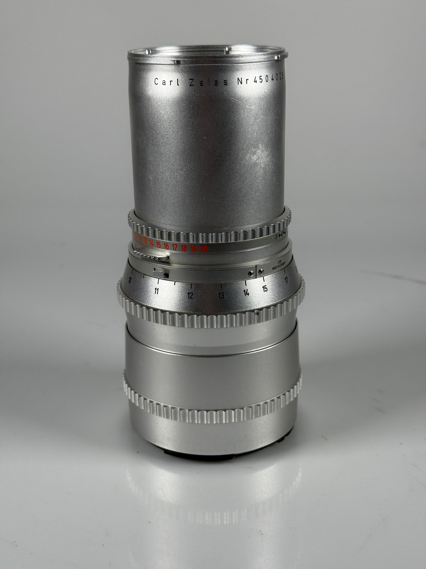 Hasselblad 250mm f5.6 Zeiss Sonnar Lens chrome C Lens