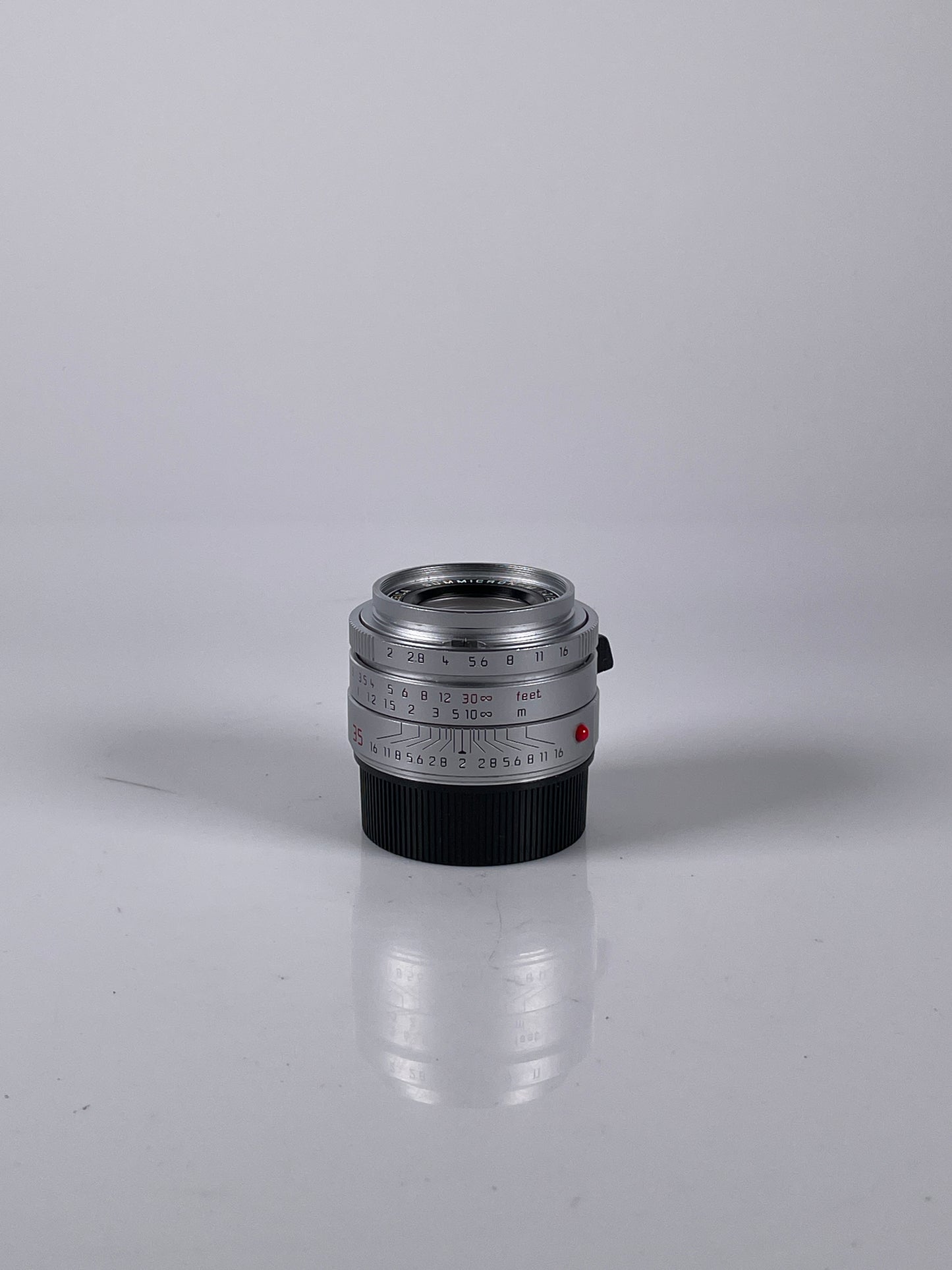 Leica Summicron-M 35mm f2 ASPH Chrome Silver M mount lens
