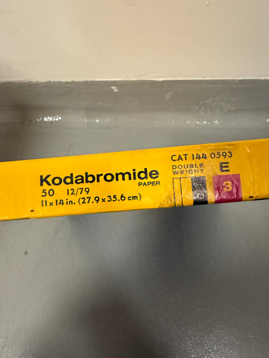 Kodak Kodabromide E3 B&W Paper - 11x14, 50 sheets, 1979 SEALED