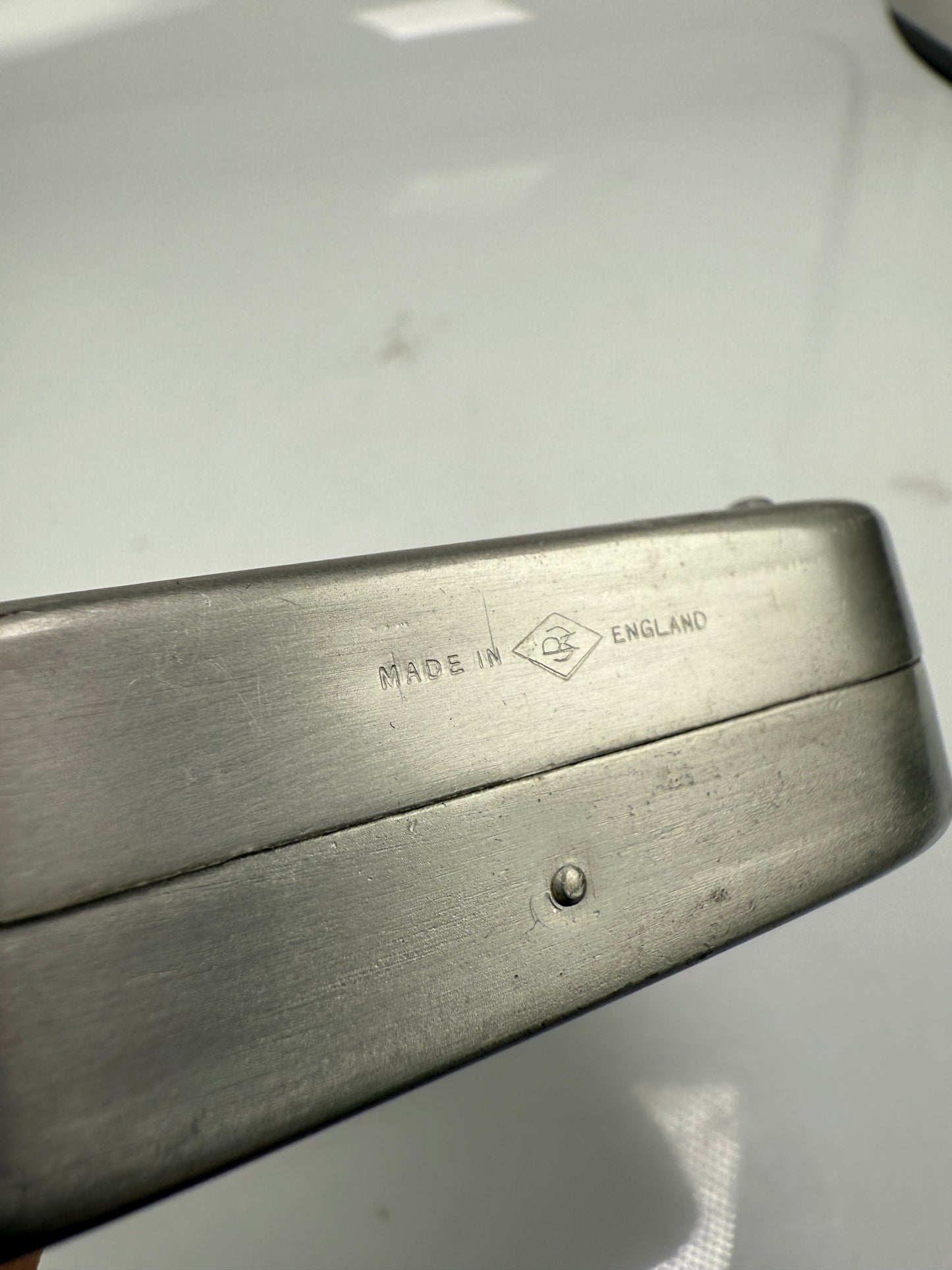 Richard Wheatley Silmalloy Aluminum Fly Box with Rat flies