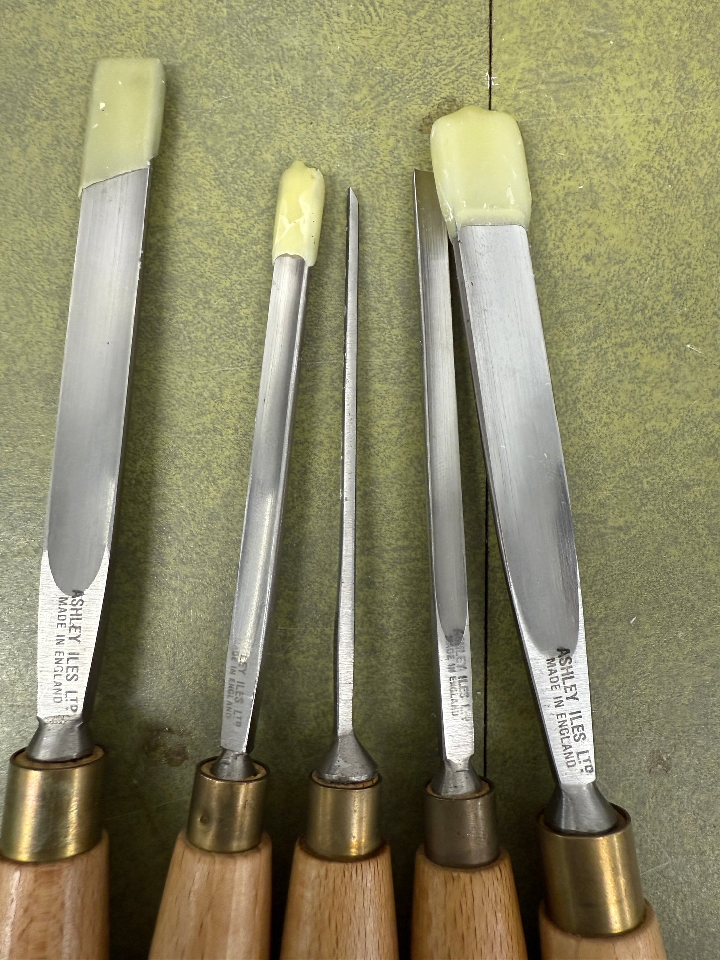 Vintage Ashley Iles Carving Gouge set of 5 No 5