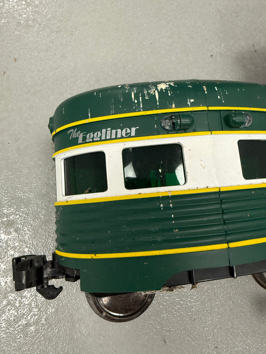 3 Aristo Craft G Scale 22707, 22705, 22709 Powered Eggliner Locomotive Lady Bug, oval office