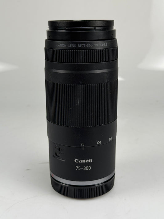 Canon RF 75-300mm f4-5.6 Compact Telephoto Zoom Lens for RF Mount