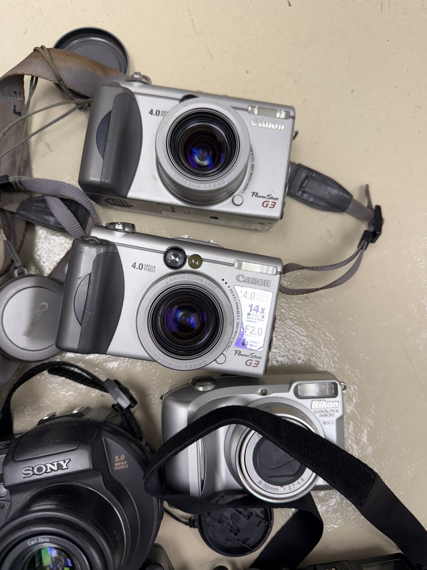 Digital Camera Lot Kodak sony Canon Olympus Nikon