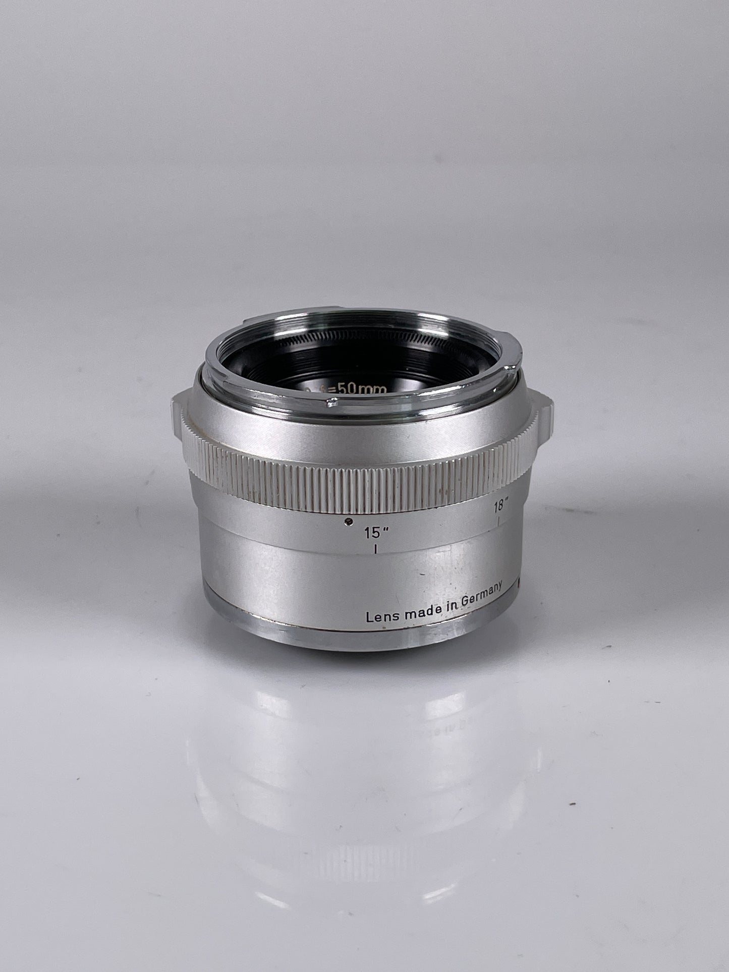 Carl Zeiss Planar 50mm f2 Contarex Mount chrome silver