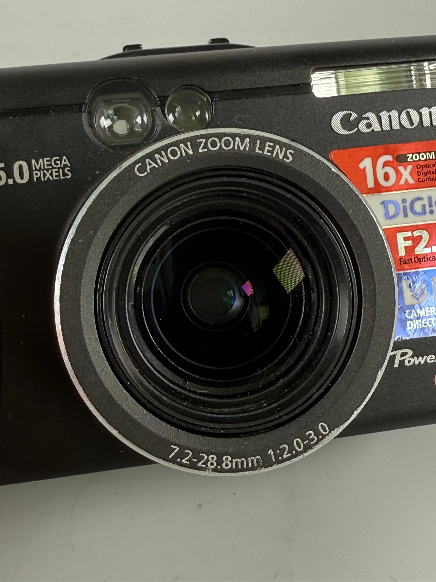 Canon PowerShot G5 Black 5.0MP 4x Optical Zoom Digital Camera