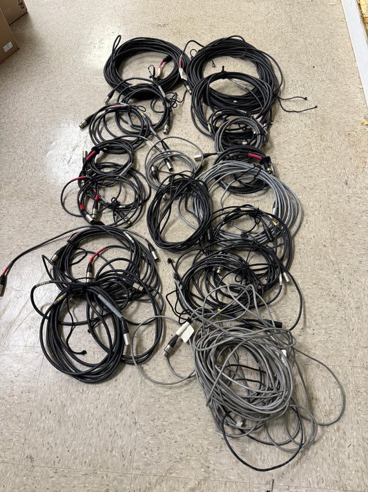 Lot of 20 XLR 5 Pin Male to XLR 5 Pin Female DMX Lighting Cable