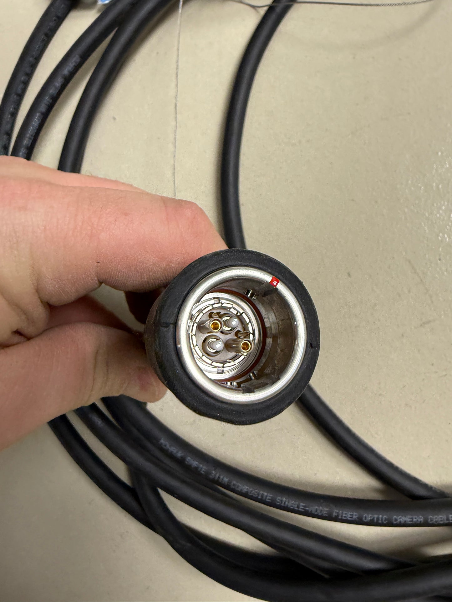 Mowhawk LEMO FGW-PHW Hybrid Fiber Optic Cable 20ft