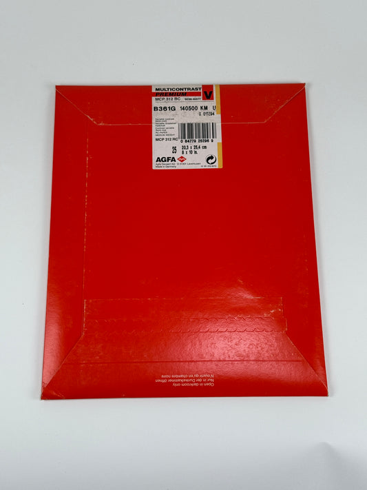 Agfa Multicontrast Premium MCP 312 RC 8x10 B&W Photo Paper 25 Sheets - Sealed