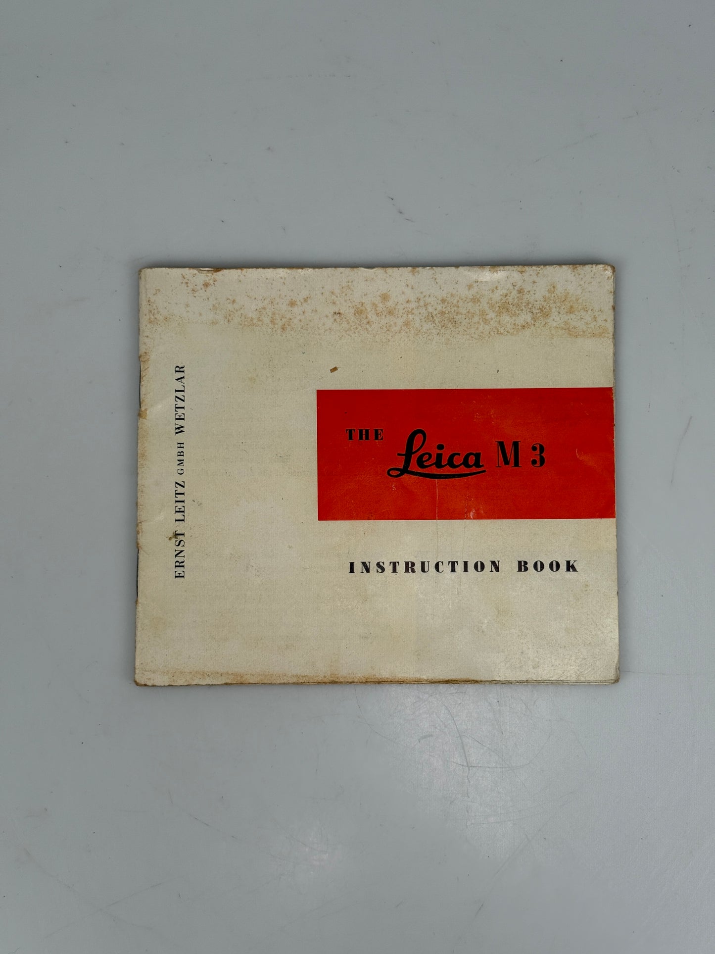 Genuine Leica M3 Instruction Manual Booklet 1954
