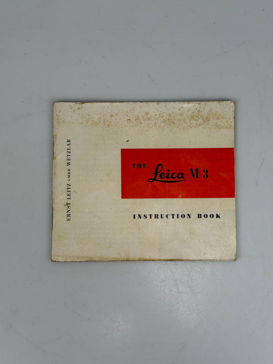 Genuine Leica M3 Instruction Manual Booklet 1954