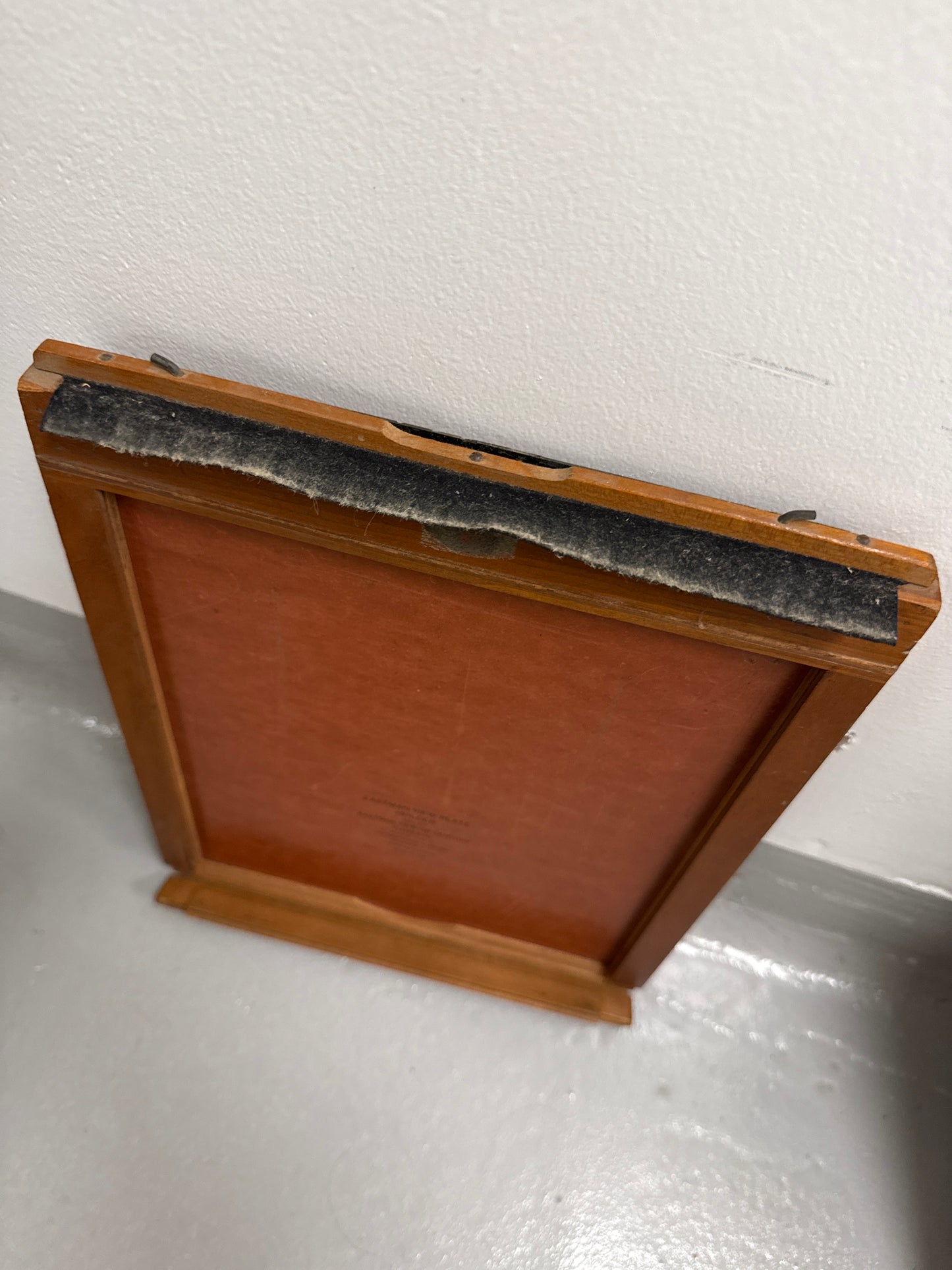 11x14 Wooden Large Format Plate/Film Holder Vintage RARE Kodak Eastman View