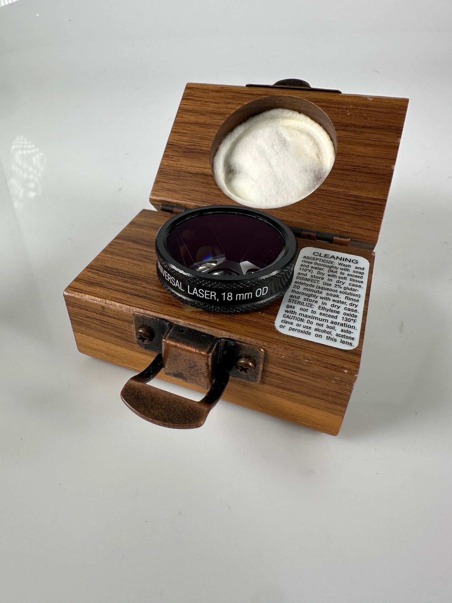 OCULAR INSTRUMENTS Three Mirror Universal Laser 18mm OD Lens with case