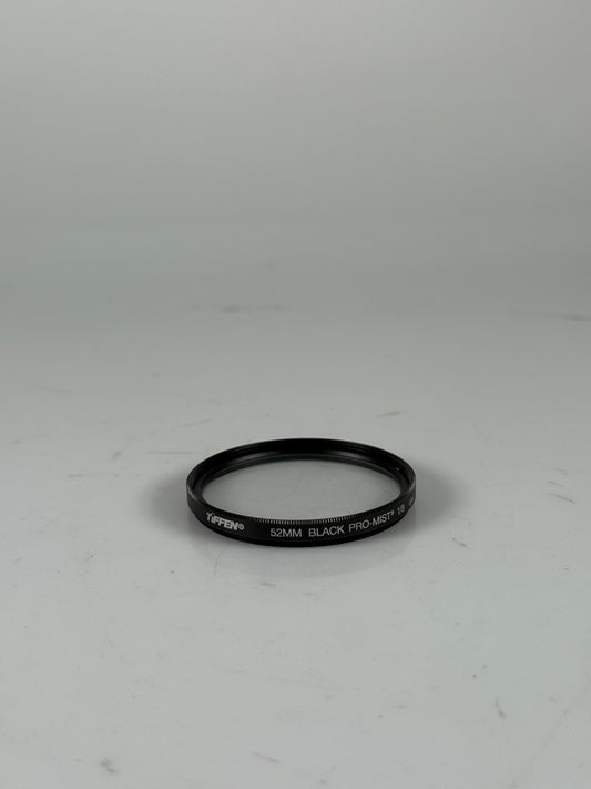 Tiffen 52mm Black Pro-Mist 1/8 Filter Halation Diffusion Filters