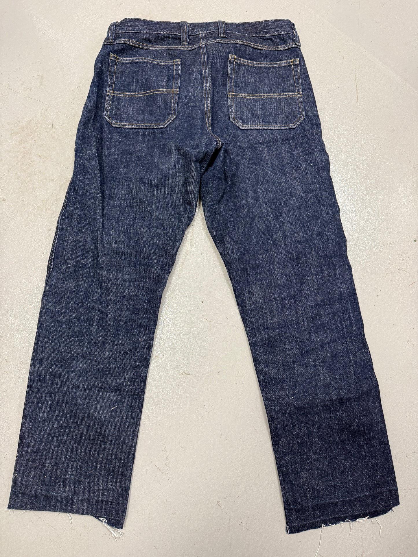 Taylor Stitch Mens Jeans 34x30 Blue Straight The Mariner Selvedge