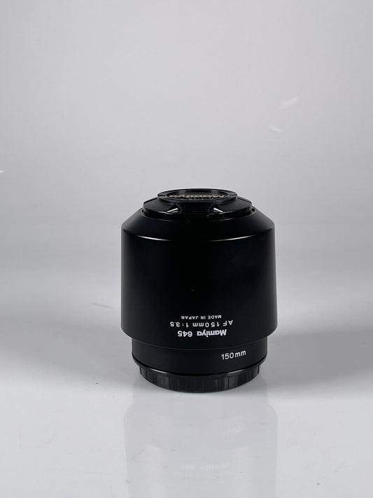 Mamiya 645 AF 150mm f3.5 Lens 645AF phase one w/ hood