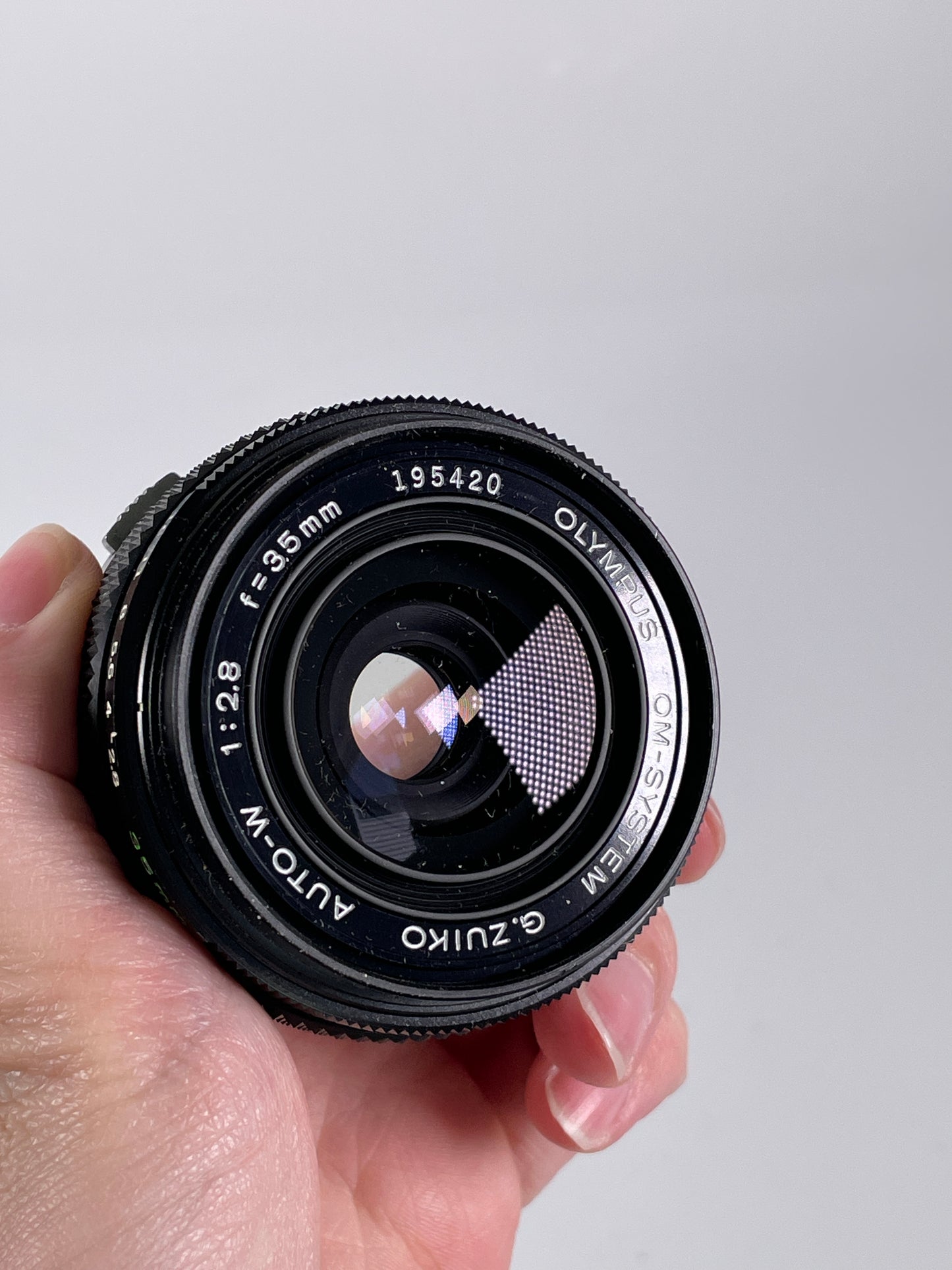 Olympus OM-System Zuiko MC Auto W 35mm f2.8 MF lens