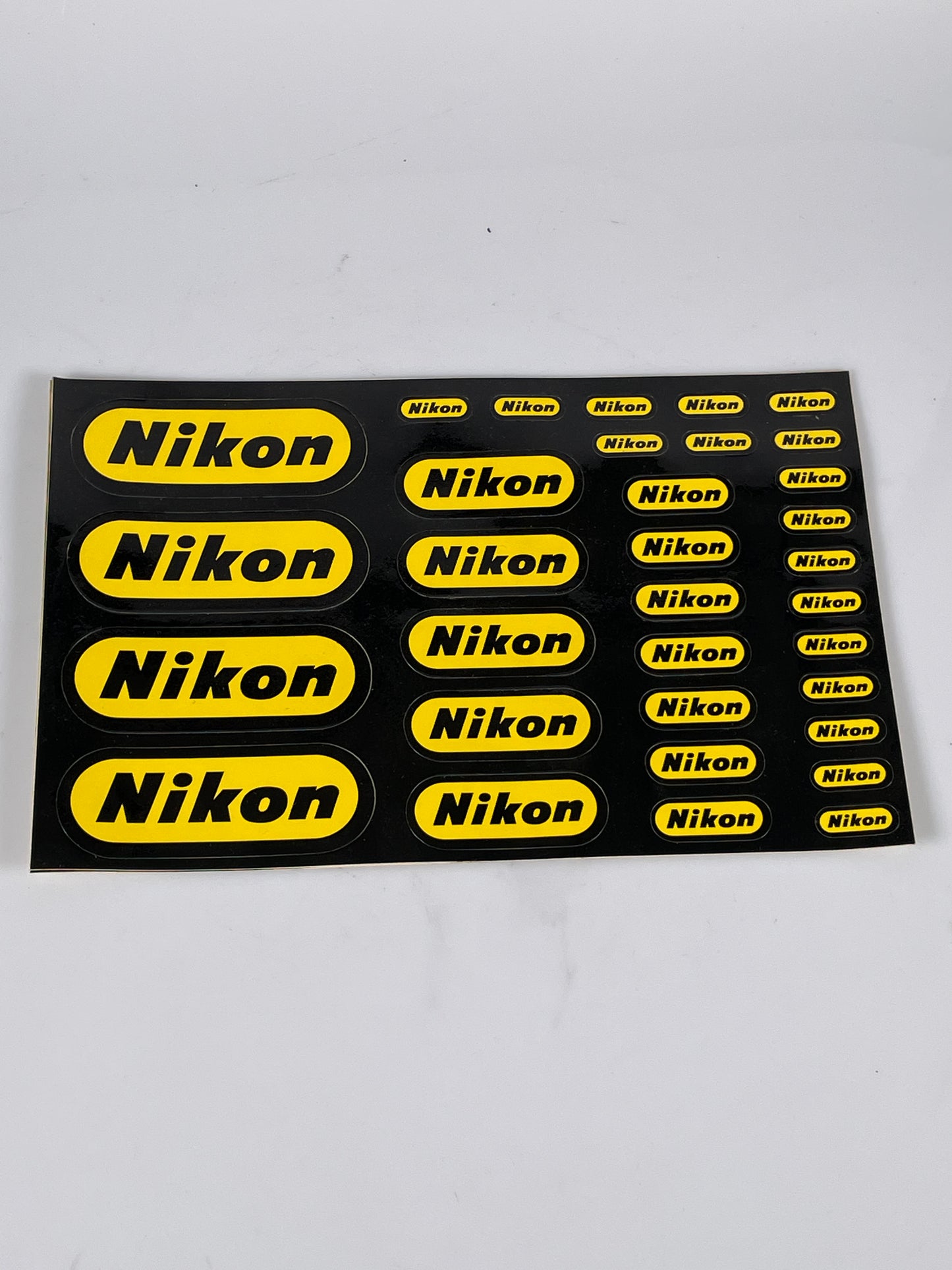 Nikon vintage promotional stickers sheet OEM