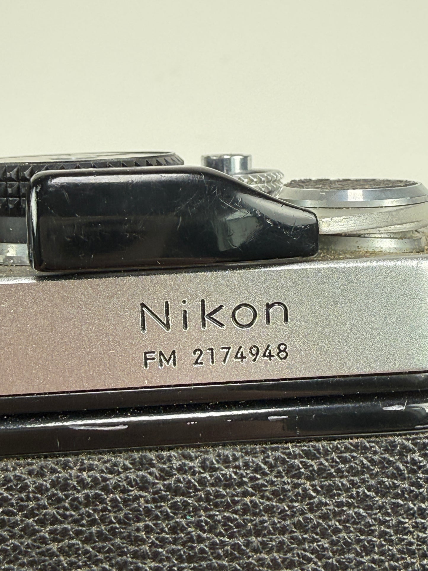 Nikon FM 35mm SLR Film Camera Chrome Body