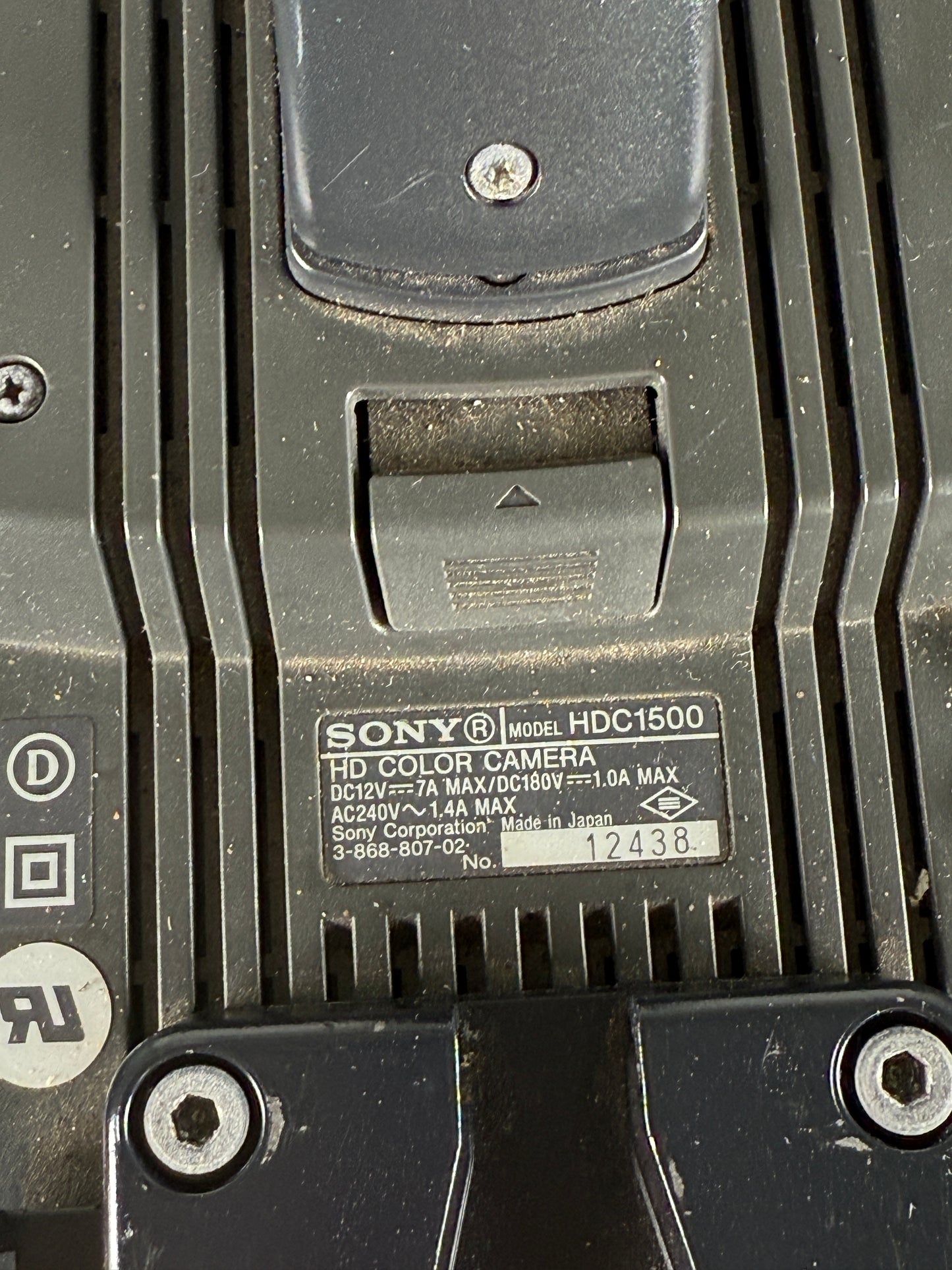 Sony HDC1500 HD Color Camera video studio