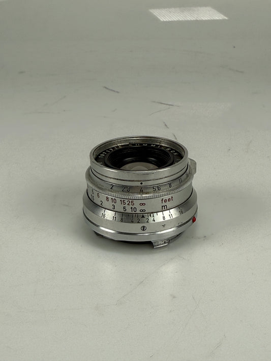 Leica Summicron 35mm f2 Germany 8 element Leica M mount RARE
