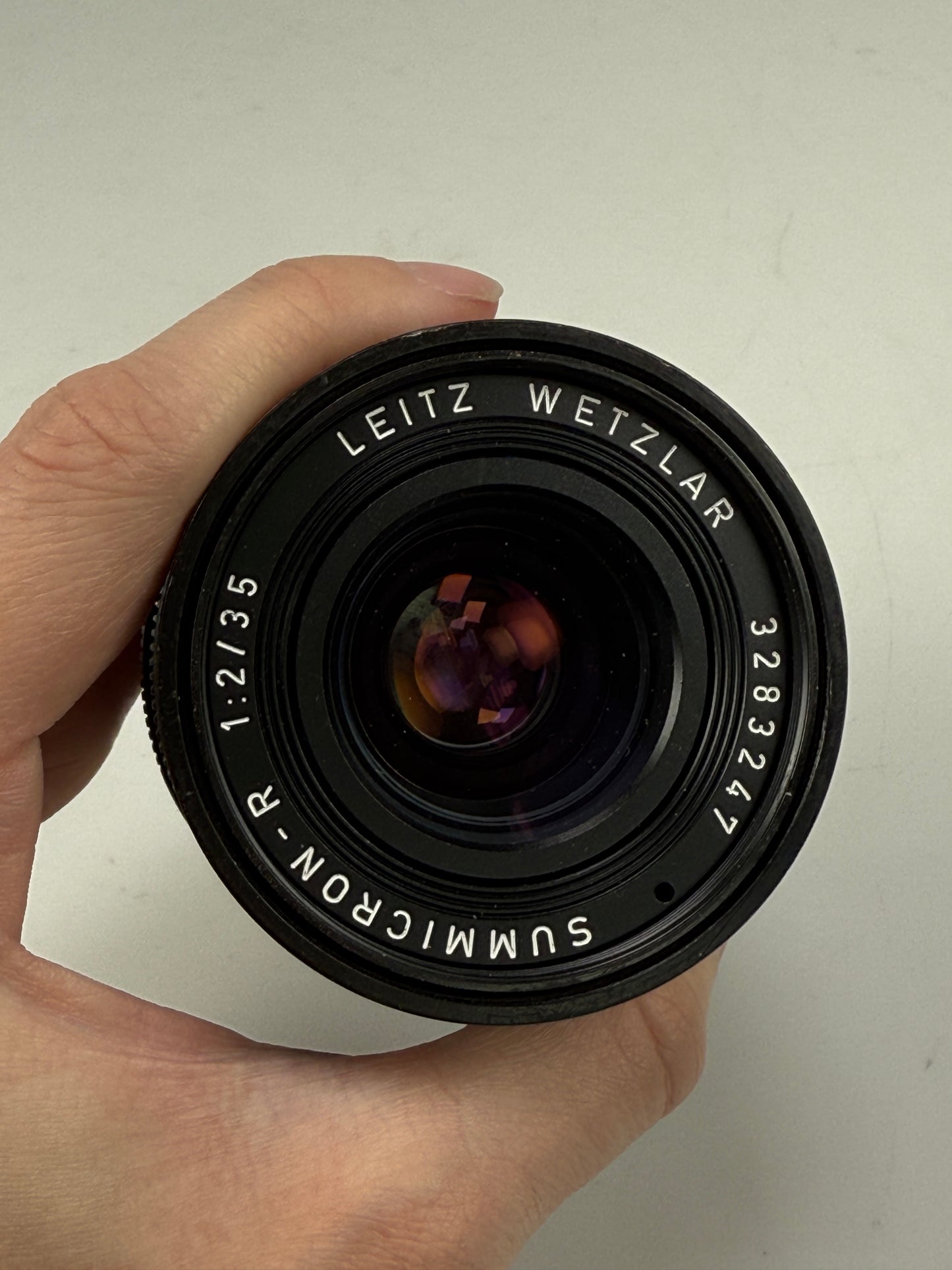 Leica 11115 35mm f2 Summicron-R 3-Cam Late Lens E55