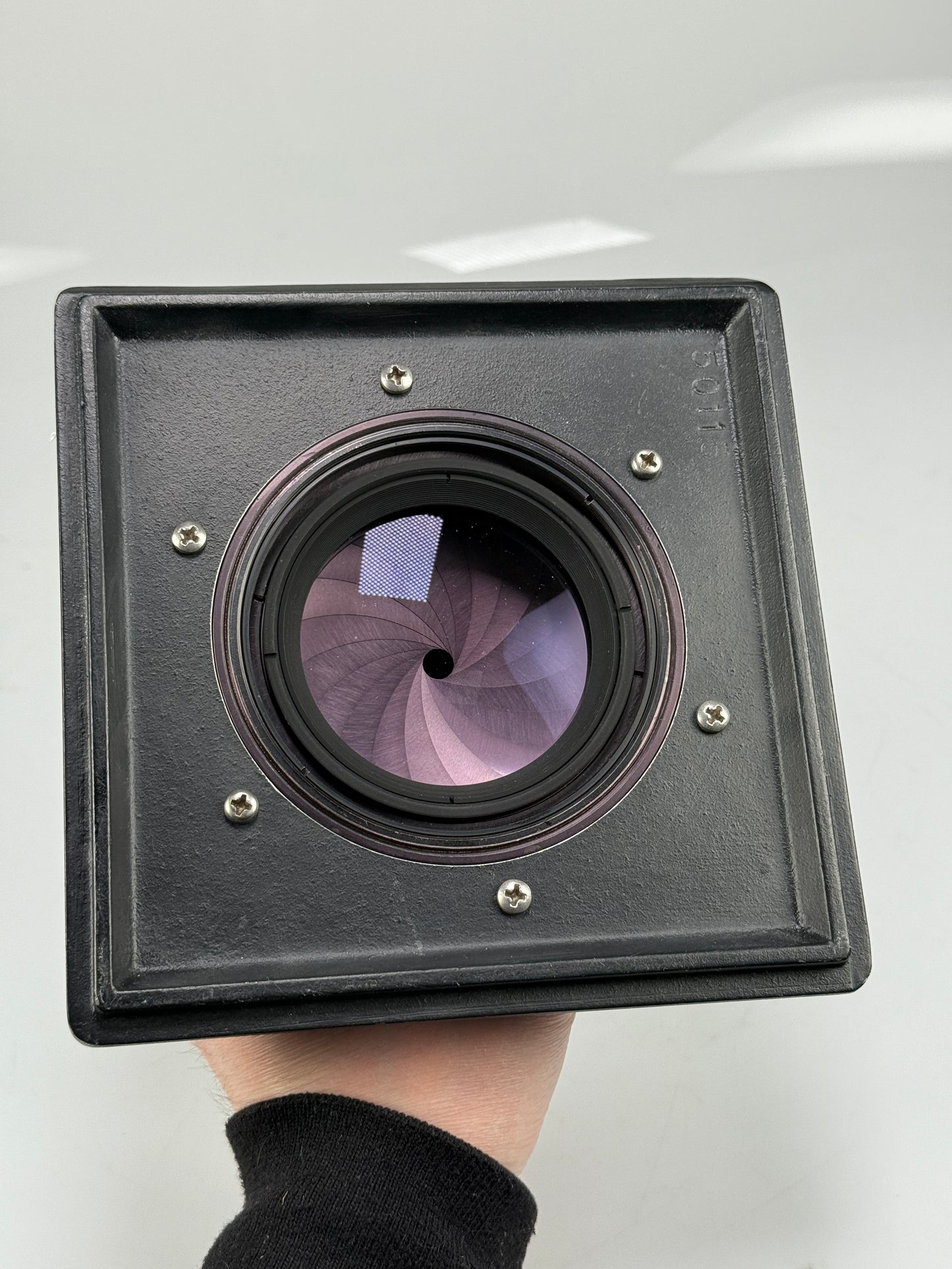 Carl Zeiss Jena DDR 300mm F4.5 Tessar Barrel Lens on calumet board