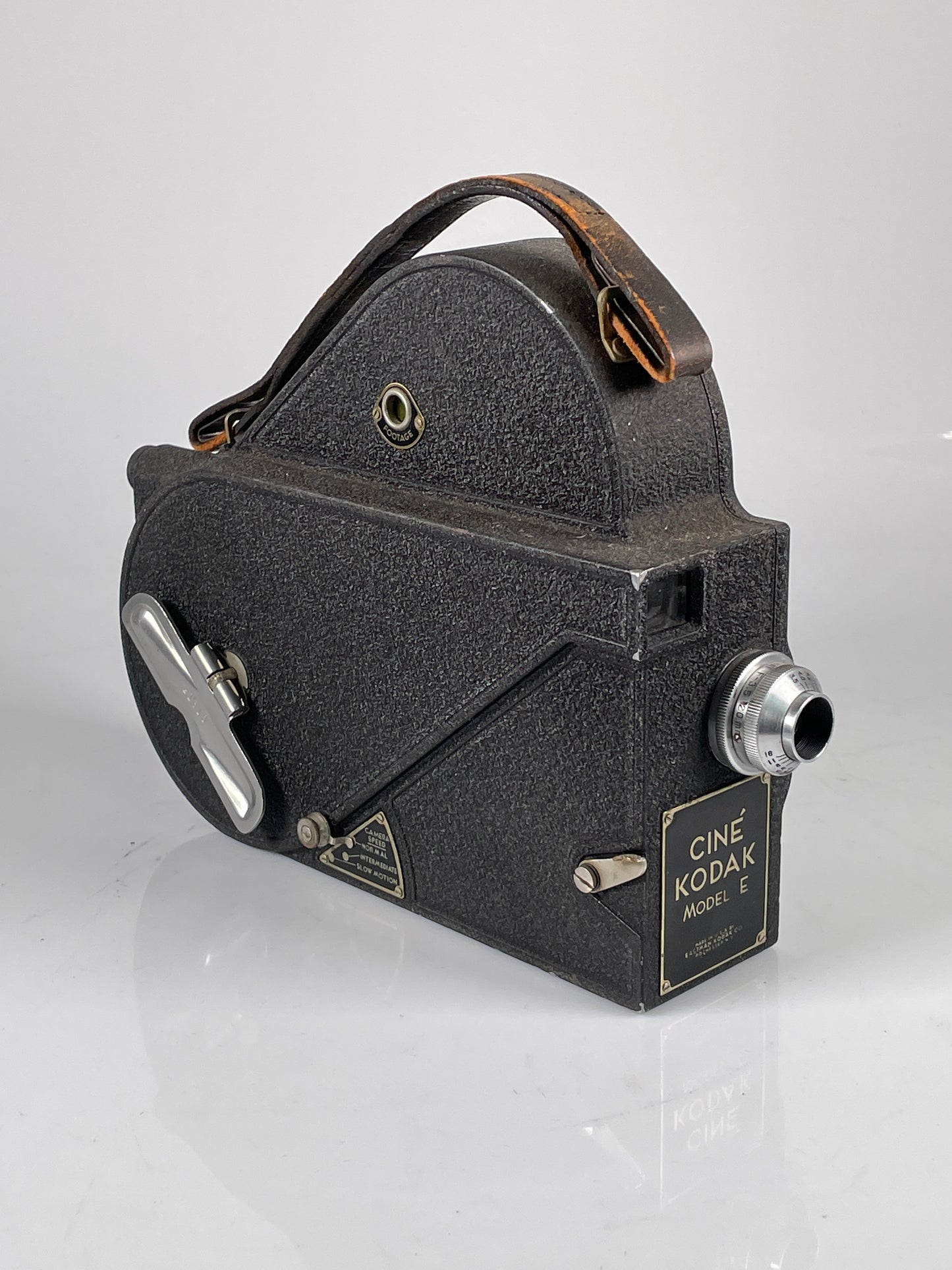 Vintage Kodak cine kodak model E 16mm Movie Camera 20mm f3.5