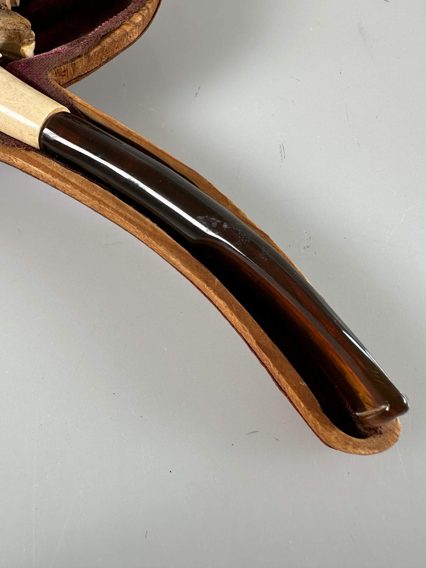 Meerschaum Handmade carved Pipe Ocean, seashell, woman