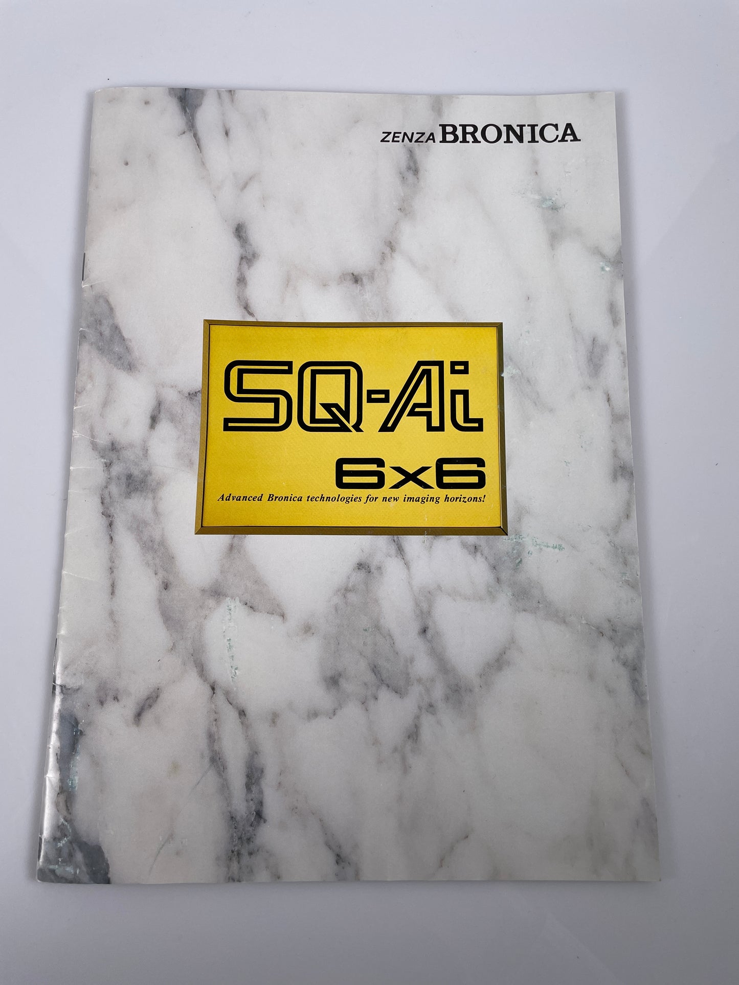Bronica SQ AI Camera Sales Brochure Pamphlet instruction manual