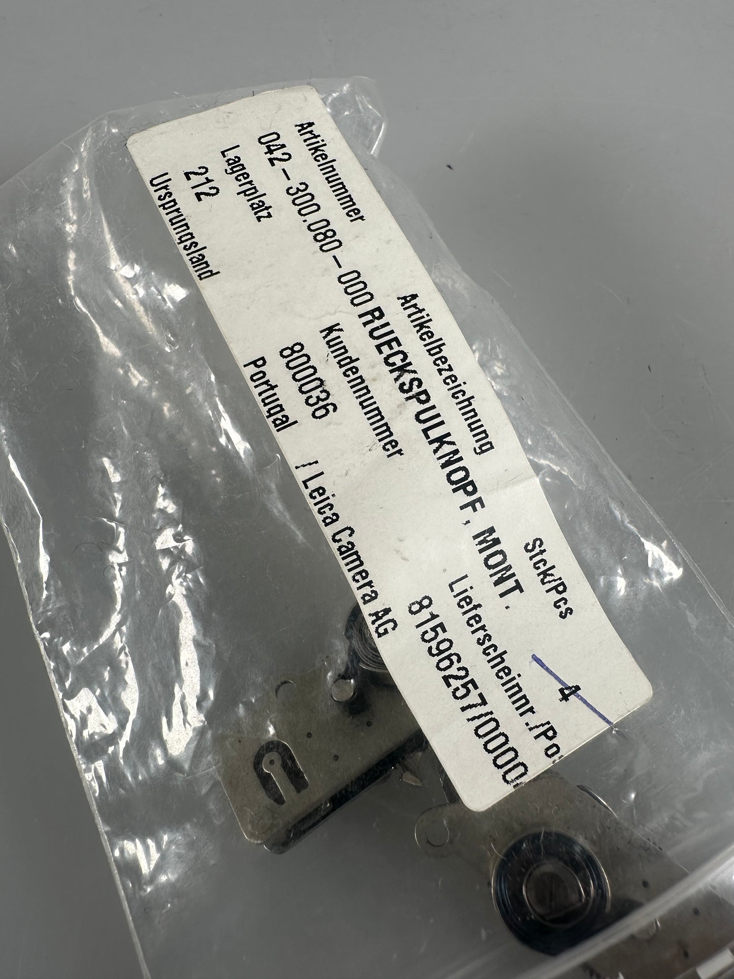 Leitz Leica M Original Parts Self Timer Mechanism