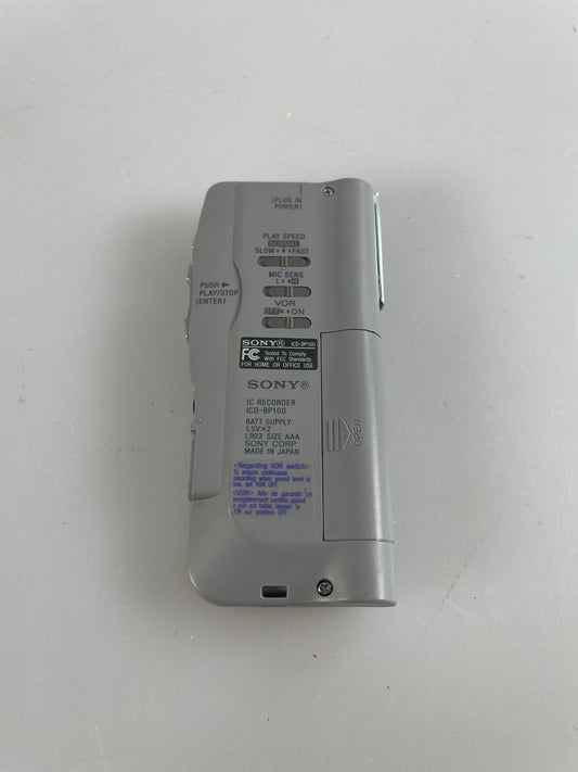 Sony ICD-BP100 8MB 2.5 Hours Handheld Digital Voice Recorder