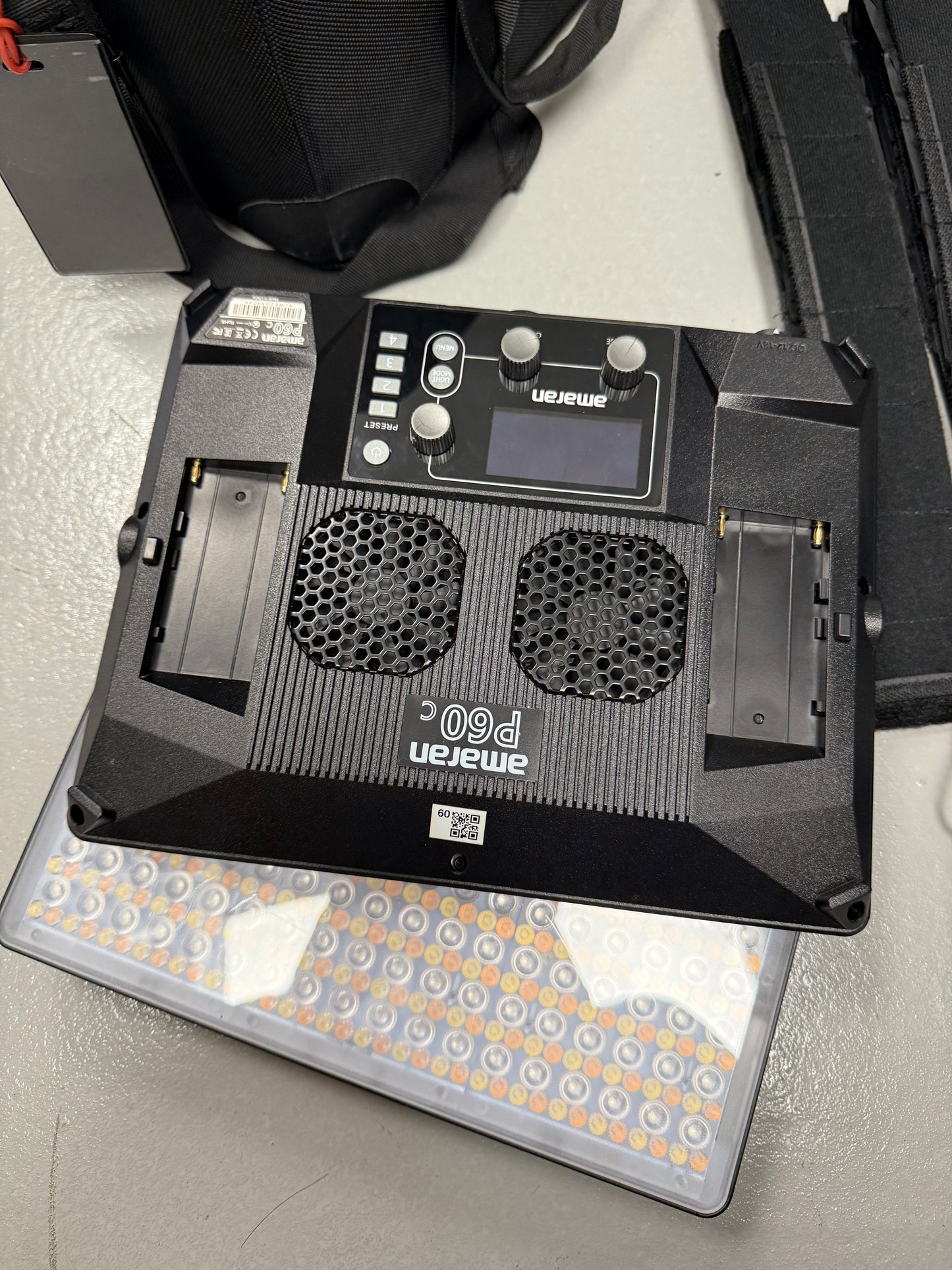 Aputure Amaran P60c RGBWW LED Soft Light Panel 2 light kit