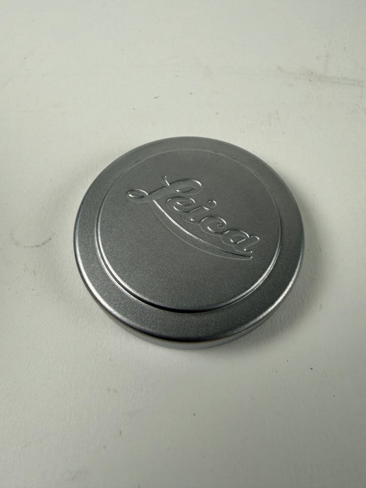 Leica 39mm A42 42mm Front Lens Cap Silver Chrome Metal Summicron RARE