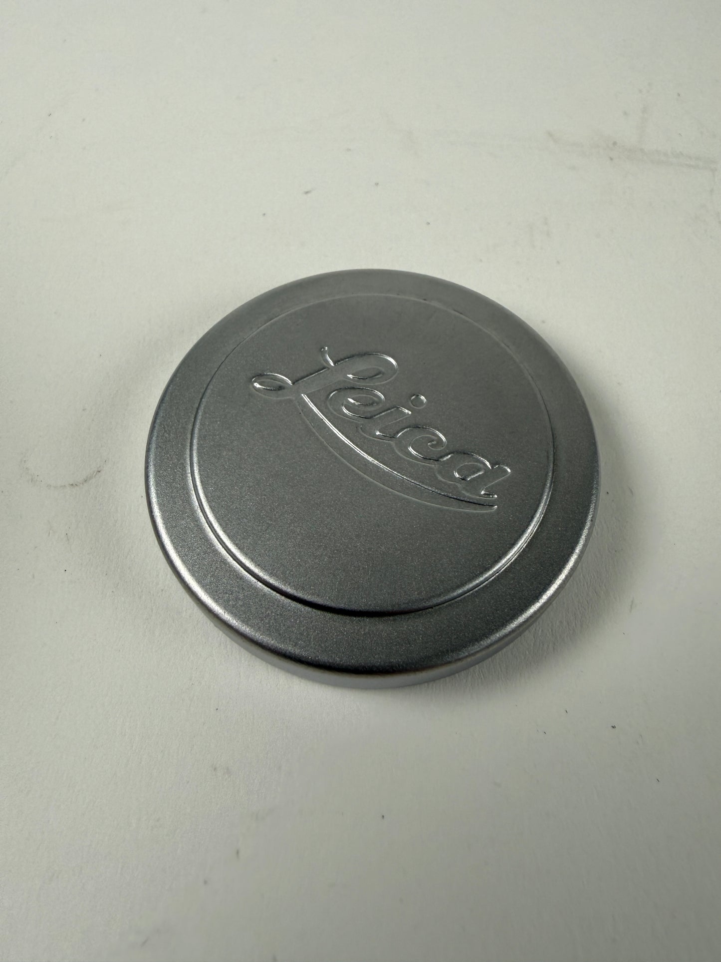 Leica 39mm A42 42mm Front Lens Cap Silver Chrome Metal Summicron RARE