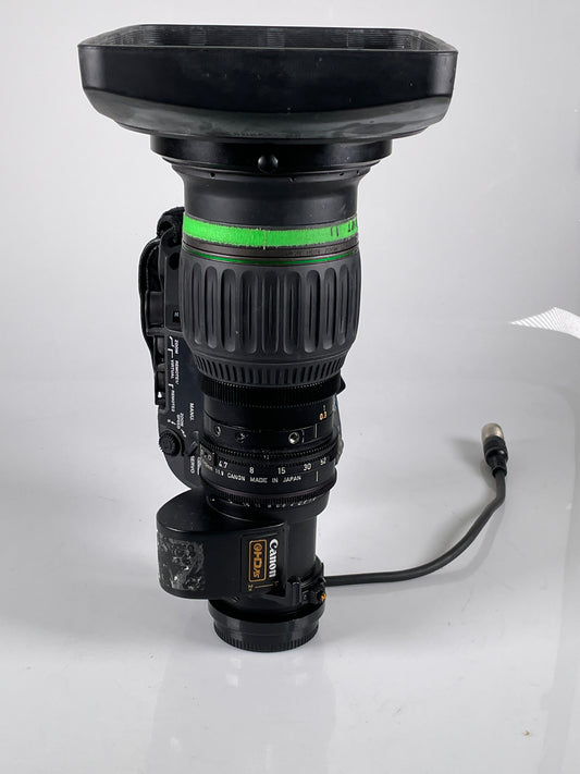 Canon HJ11ex4.7B IRSE HDXS 2/3" HD ENG Broadcast Servo Lens w/ 2x 4.7-52mm f1.9
