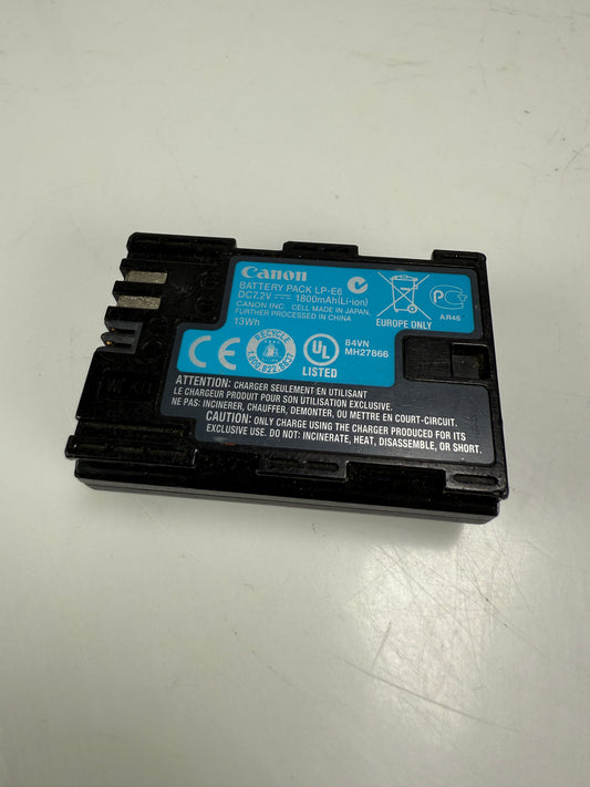 Battery LP-E6 for Canon 5DS R 5D4 5D3 5D2 6D2 7D2 90D 60D 60D2 70D 80D LP-E6N