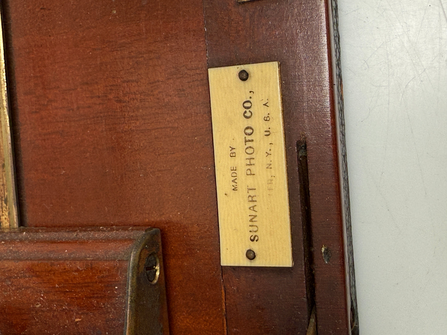 Wooden large format Camera Sunart Photo Co.