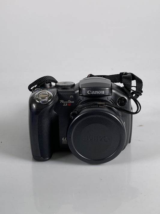 Canon PowerShot S3 IS 6.0MP Digital Camera - Black