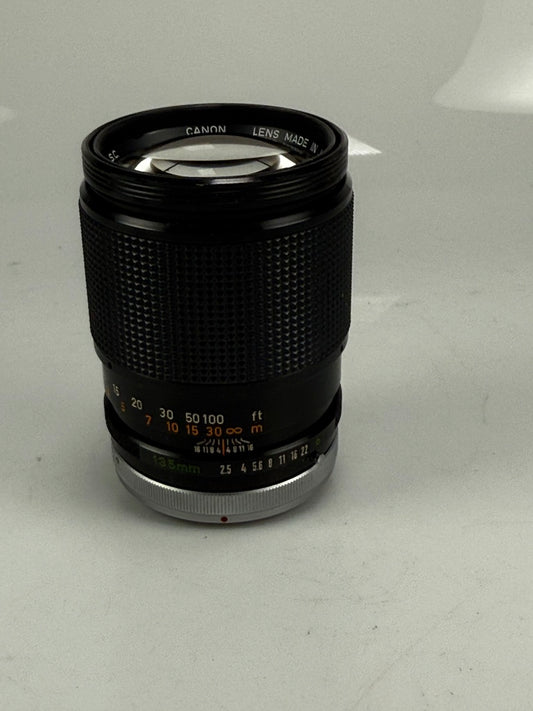 CANON B&H Bell Howell 135mm f2.5 SC Breech Mount FD Lens RARE